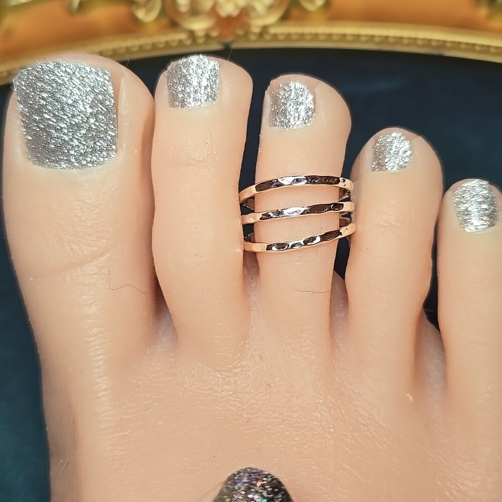 Sterling Silver Toe Ring Adjustable Size Brand New