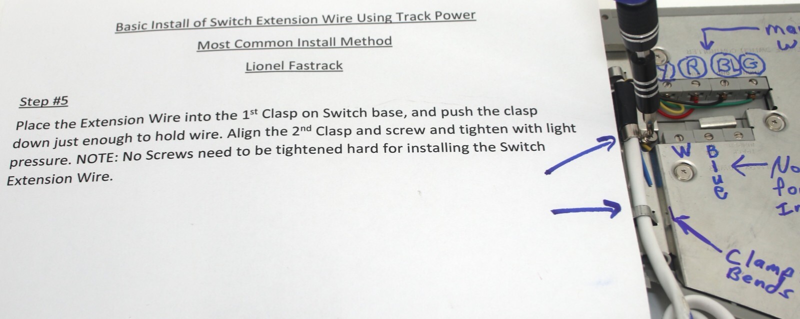 Lionel Fastrack Switch Remote Wire Extender, (40 Feet), Wire + Quick Connectors