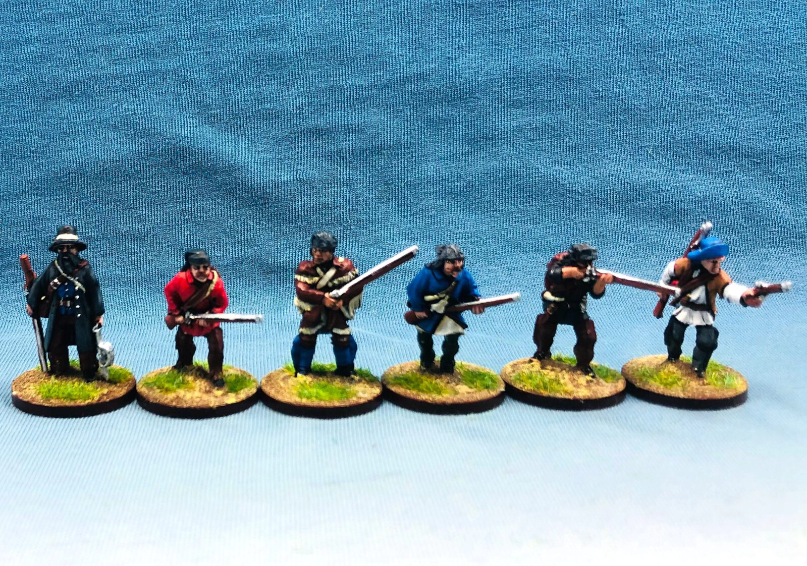 28mm WGS French Indian War FIW Painted Frontiersmen FIW25