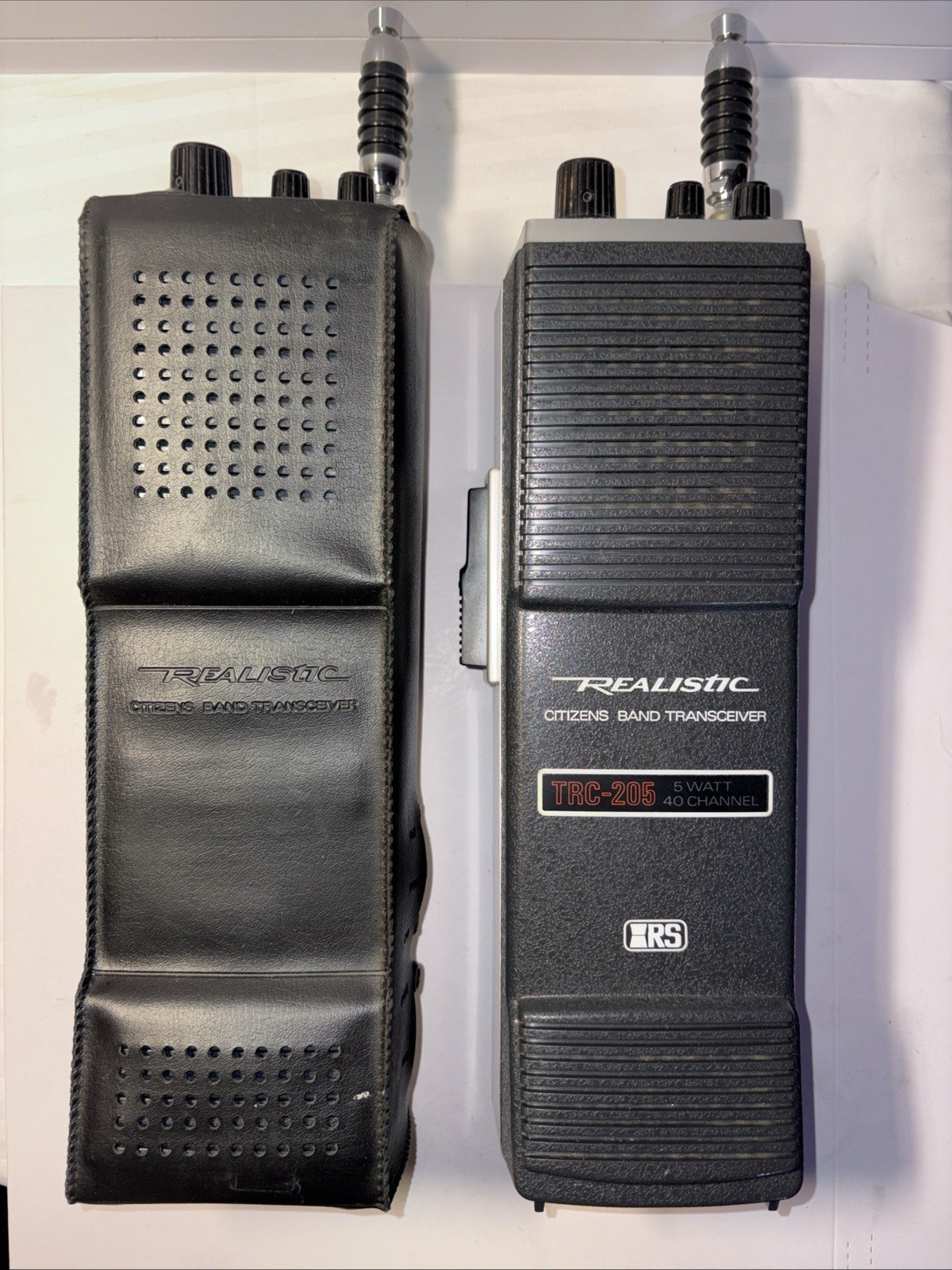 Realistic Citizens Band Transceiver TRC-205 1977 Rare Working Pair!