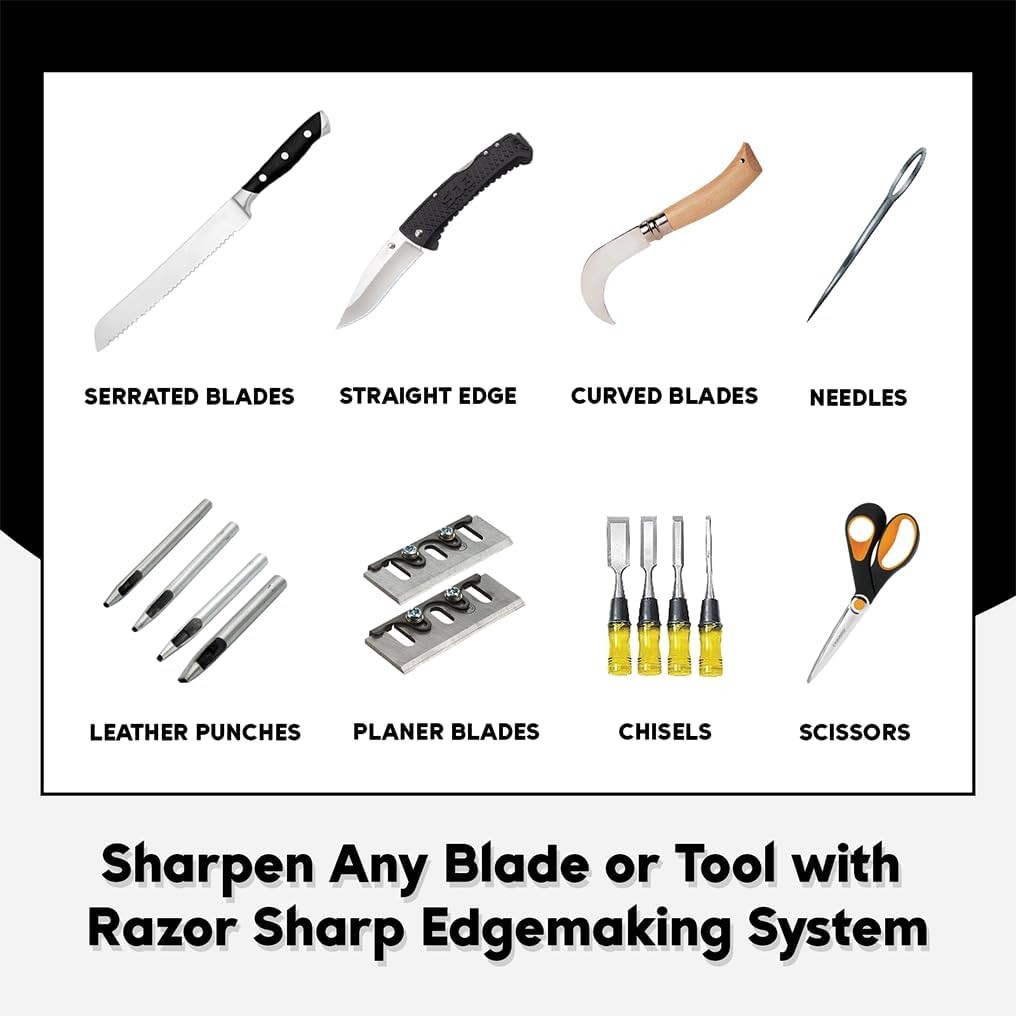 8" Blade Sharpening Kit for 6" Bench Grinder, US Made