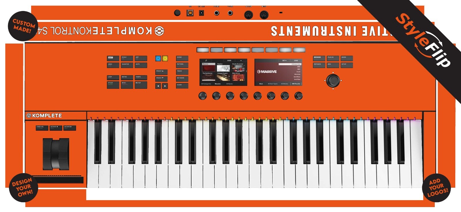 Native Instruments KK S49 MK2 Skin | Custom | Protective Decal | StyleFlip Skins