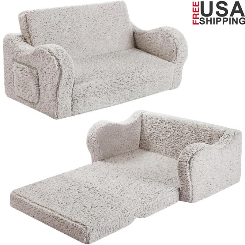 Kids Sofa Chair Flip Open Design Comfy Nap Pad Lightweight Safe Unique Gift New