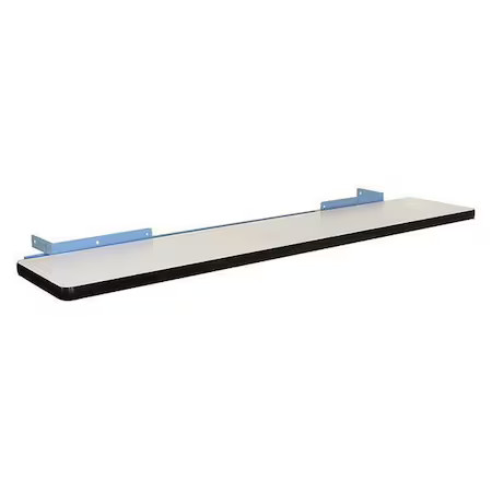 PROLINE CSPL1260C-L14-SW837-BLT Cantilever Shelf, 12" x 60", Plastic, Blue