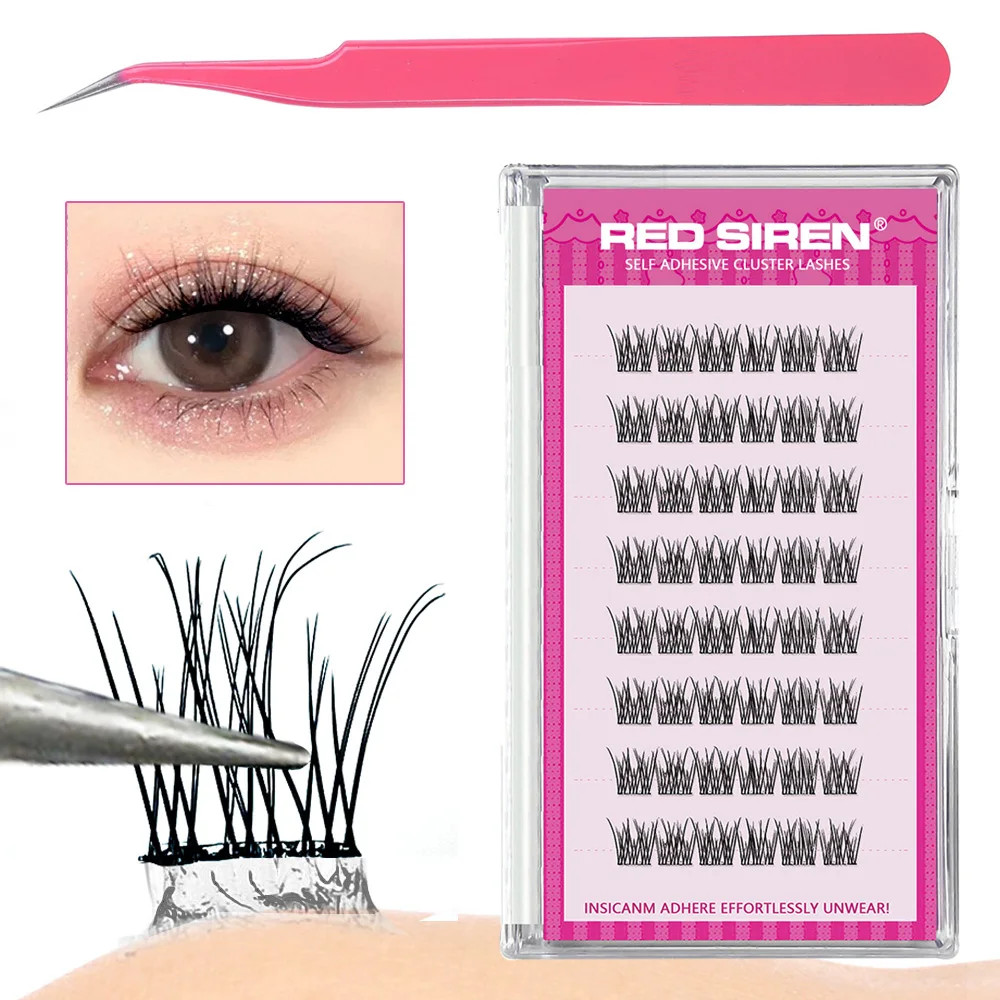 Lash Clusters Set No Glue Needed Self Adhesive Eyelashes Korean Makeup Natural L