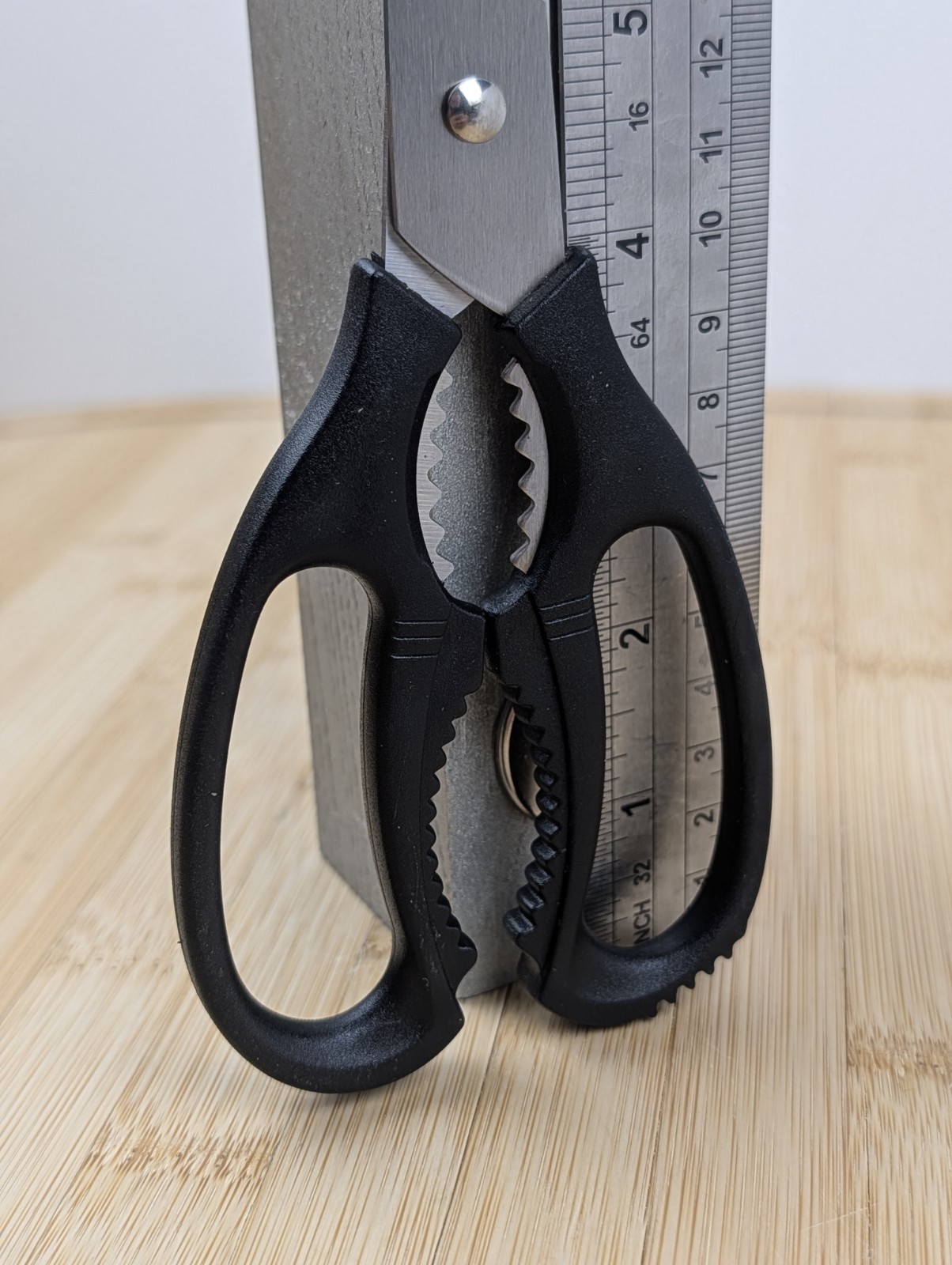 CHICAGO CUTLERY Kitchen SHEARS/SCISSORS Jar Opener Handle, Stainless Steel Blade