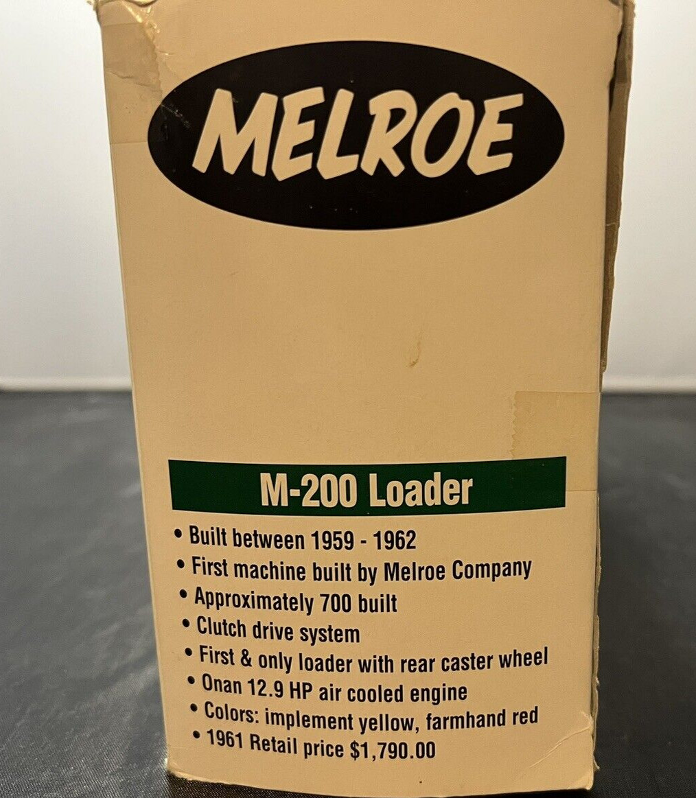 Rare WI 1999 Farm Progress Days- Melroe loader & 763 Bobcat loader/ Numbered set