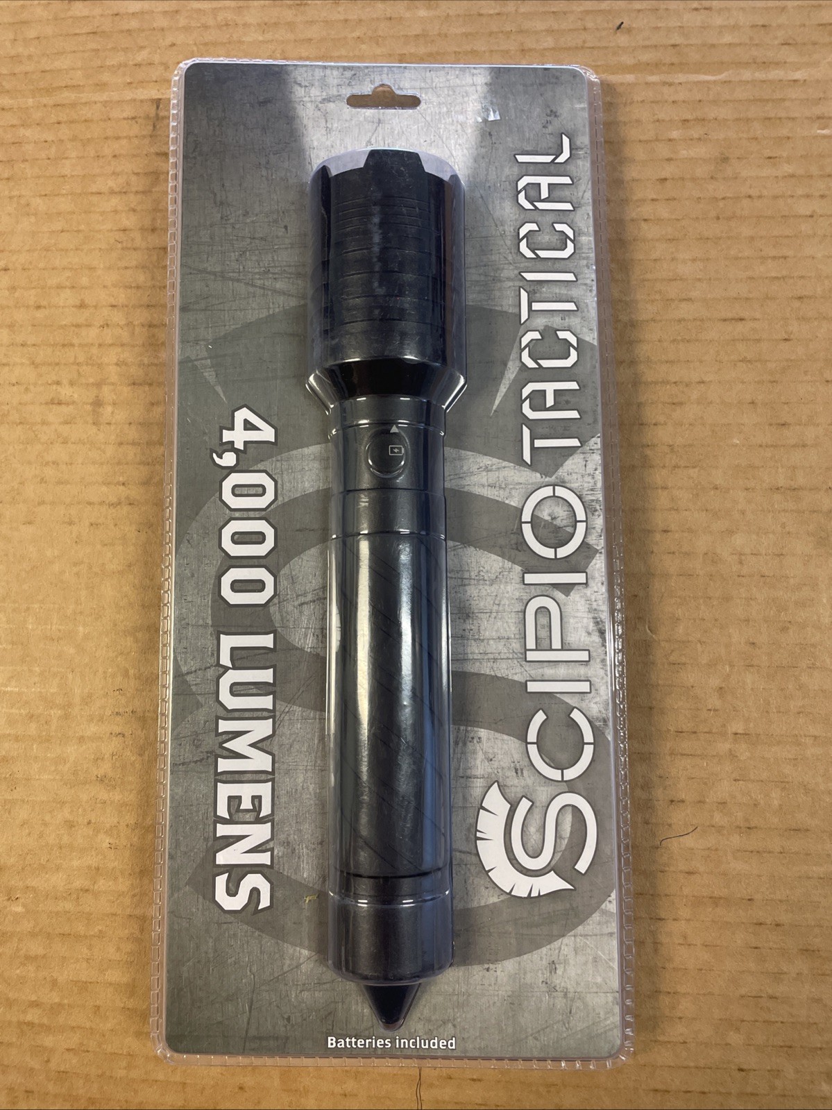 (I425) Scipio Tactical LED 4000 Lumens Flashlight (1907044)