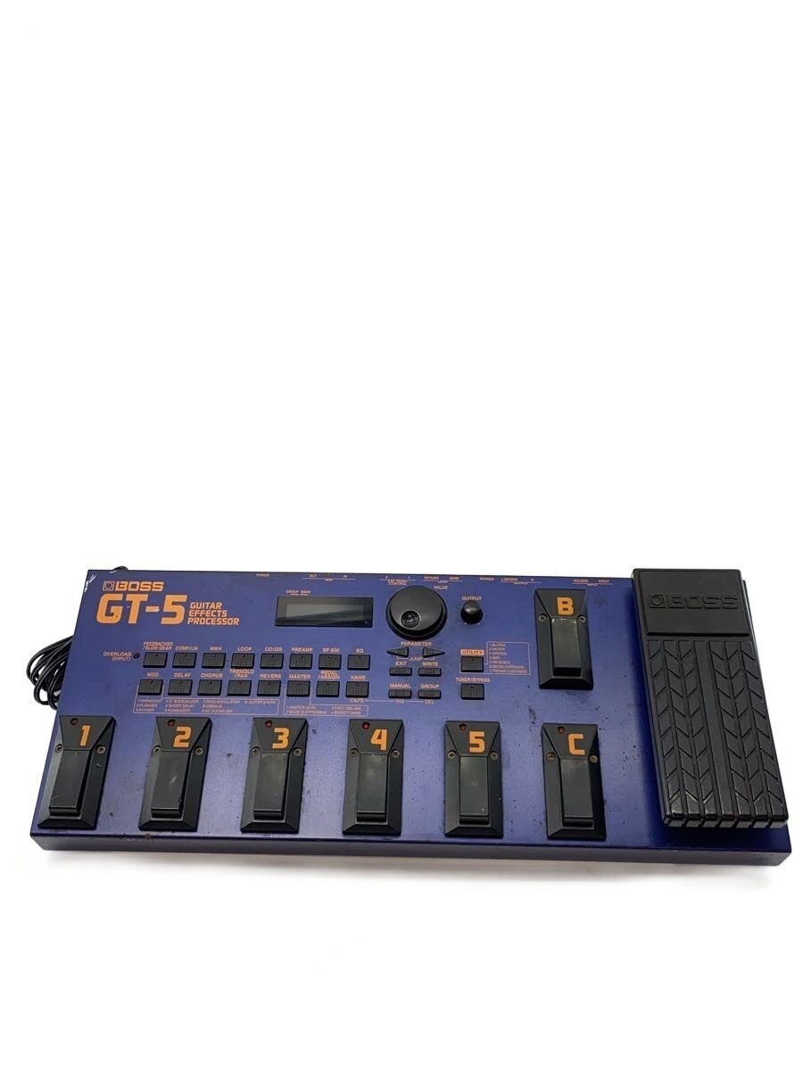 BOSS GT-5 Guitar Multi Effects Processor Pedal Board Manual Preowned from Japan