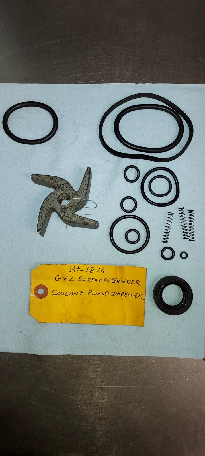 G & L Surface Grinder Coolent Pump Impeller Kit BT-1816 NOS