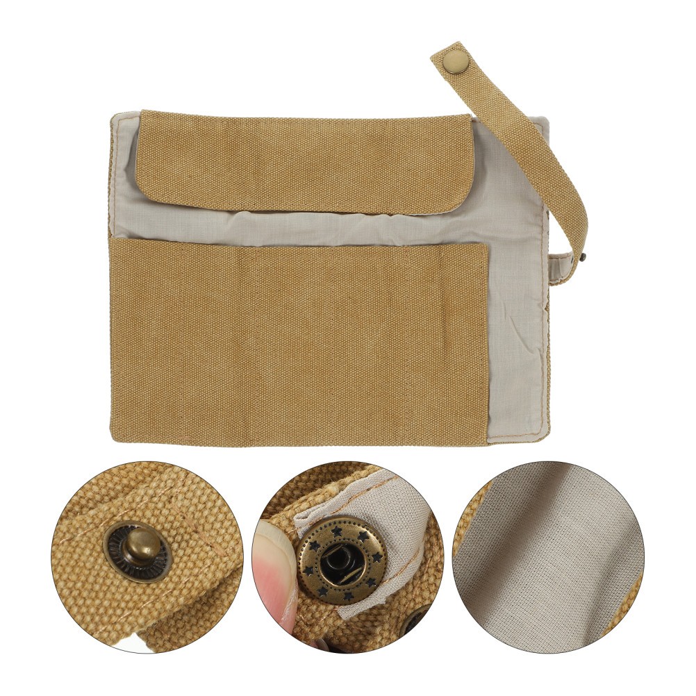 Canvas Watch Storage Bag Watch Roll 5 Slot Jewelry Roll watch storage bag