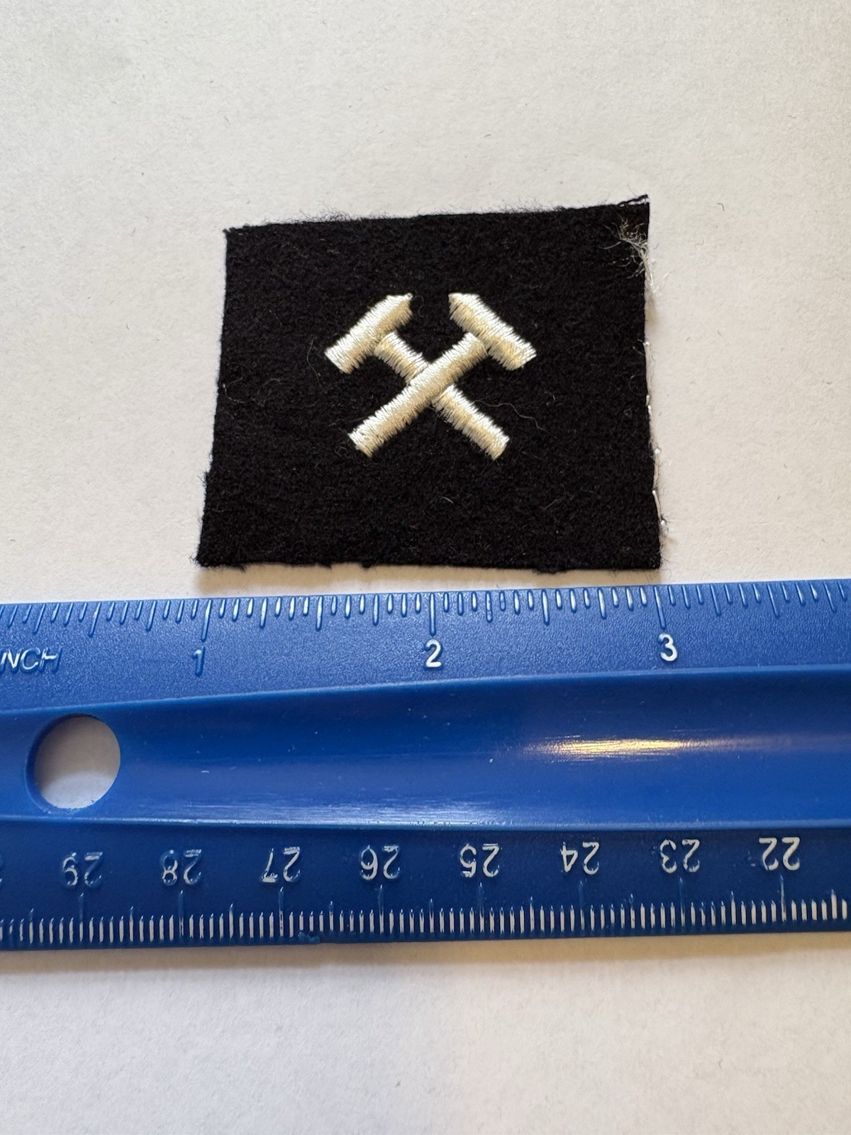 US Navy USN Shipfitter Black Job Rating Insignia Striker Patch INV12793
