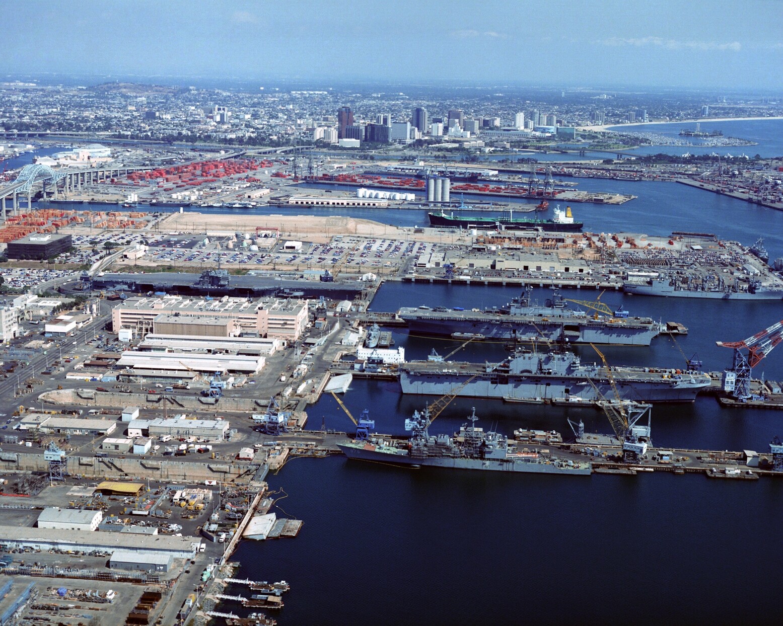 LONG BEACH NAVAL STATION 8X10 PHOTO NAVY US USA MILITARY PICTURE
