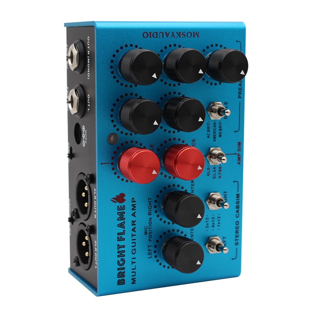 Pre-amp Simulator Power Amp Simplifier Mosky Bright Flame DI Box Effect Pedal