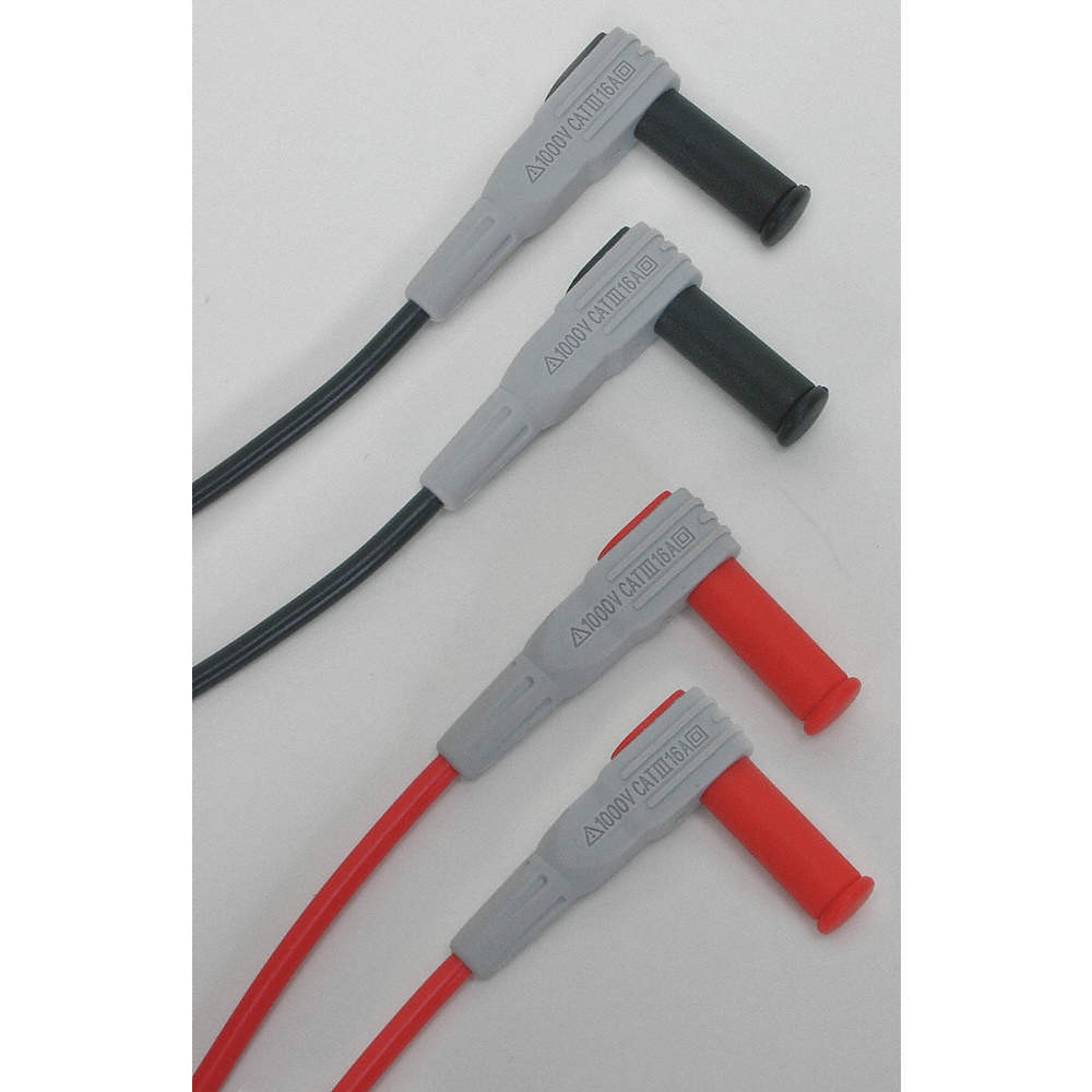 GRAINGER APPROVED 4WRA7 Modular Silicone Test Leads,52",PR 4WRA7