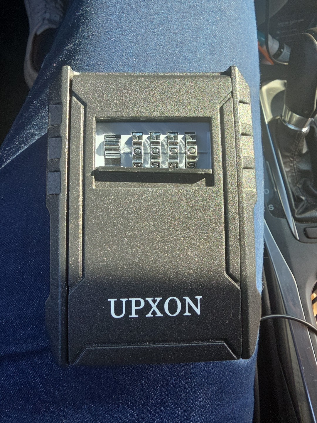 Key Lock Box, UPXON Extra Large Key Storage Box with Resettable Code, 4 Digit