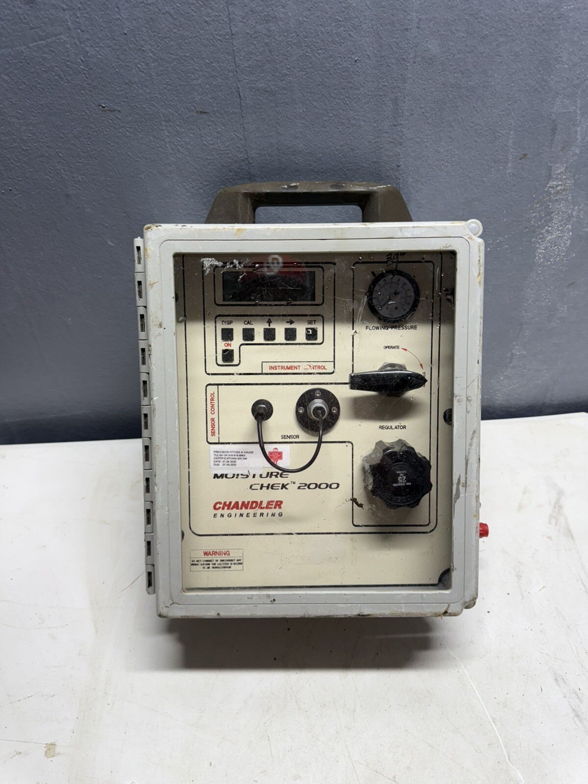 Chandler engineering moister chek 2000 Untested