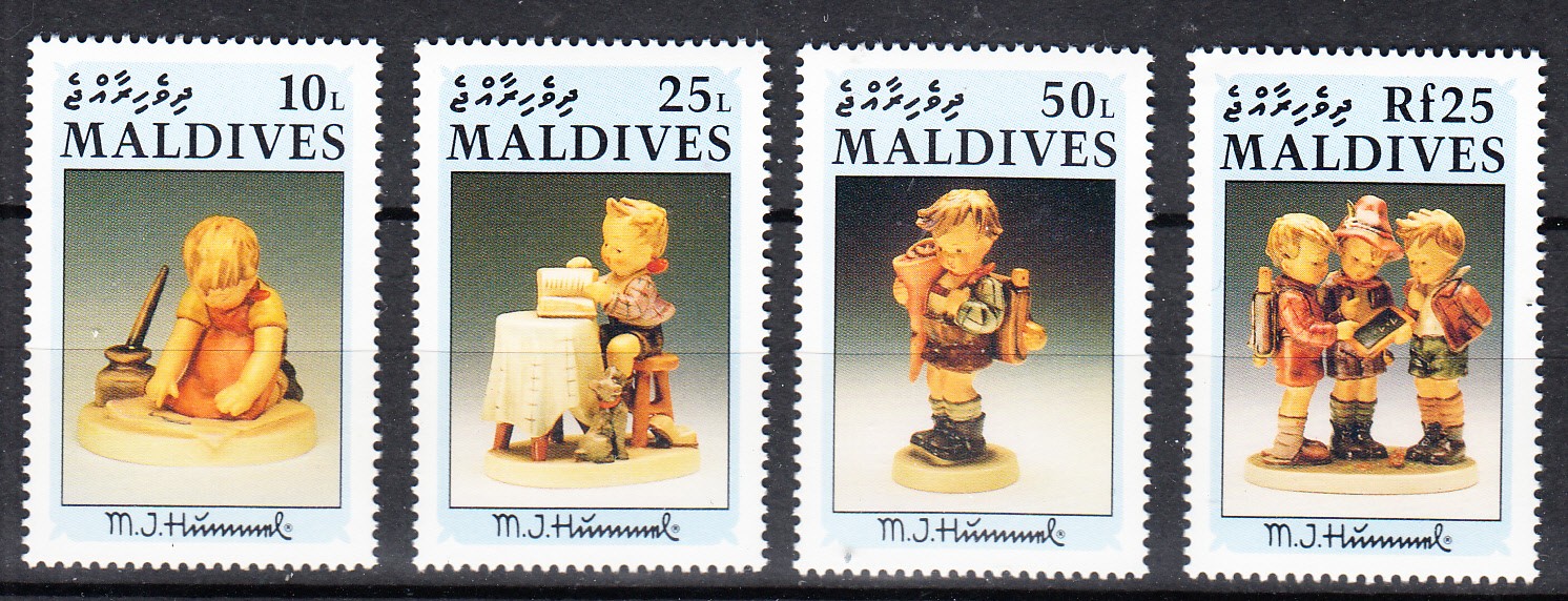 W MALDIVES 1543-1550 (A) HUMMEL FIGURINES