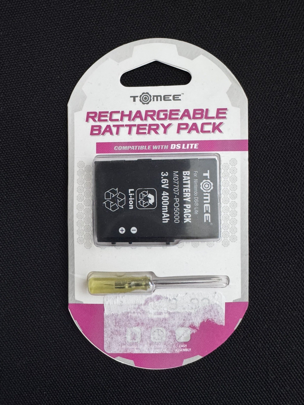 Tomee Rechargeable Battery Pack - Nintendo DS Lite - Brand New