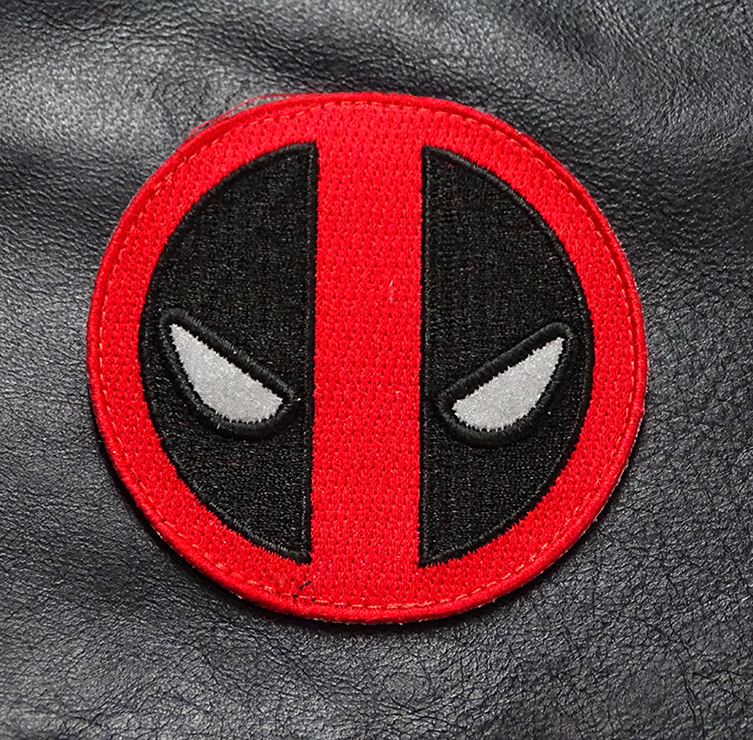 Deadpool Embroidered Hook Fastener Patch 3.0 inches
