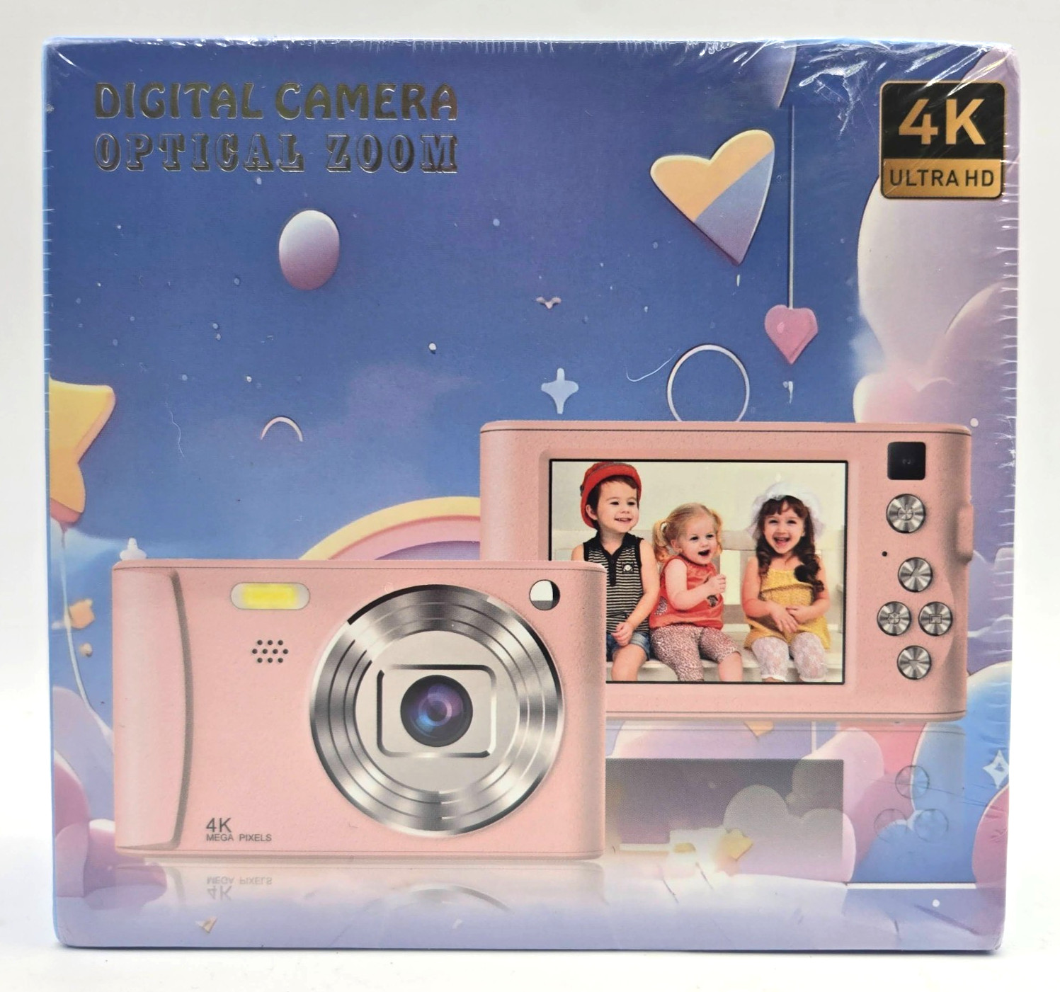 Pink Digital Camera 4K Optical Zoom Ultra HD NEW/SEALED