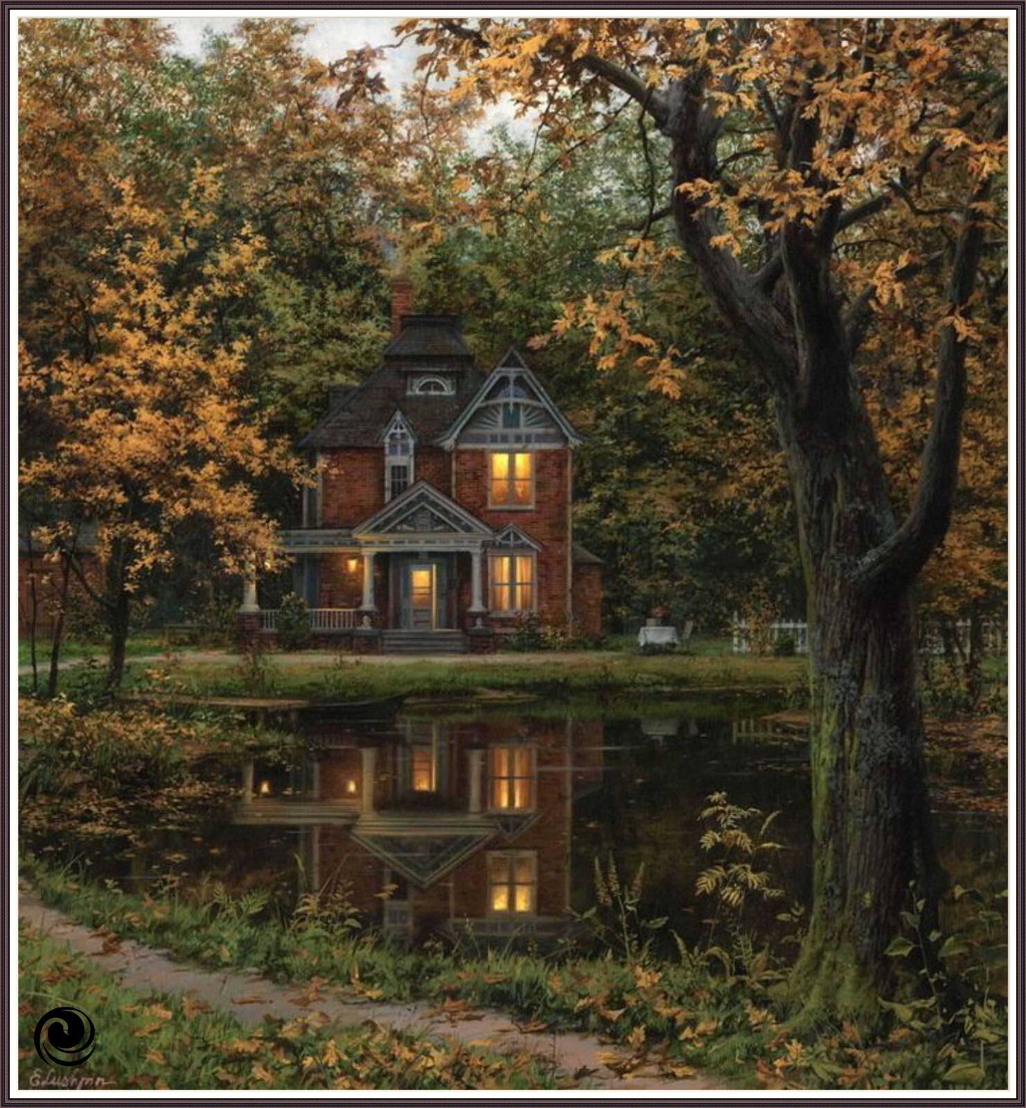 The Walk Home 1377 Chart Counted Cross Stitch Pattern