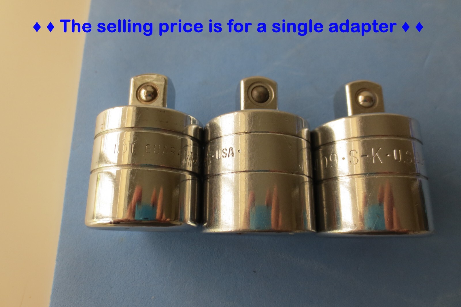 SK Hand Tool 409 Socket Adapter 3/4" Female x 1/2" Male Drive • Looks Unused •