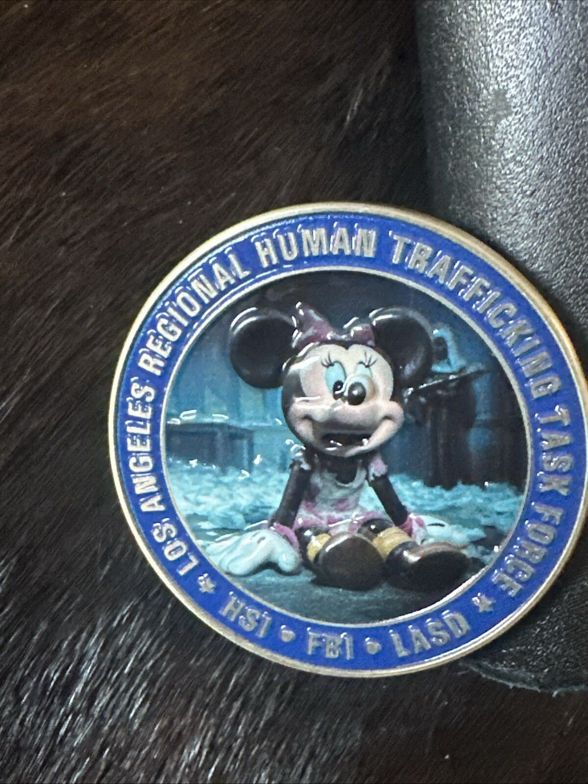 Los Angeles Regional Human Trafficking Task Force Challenge Coin