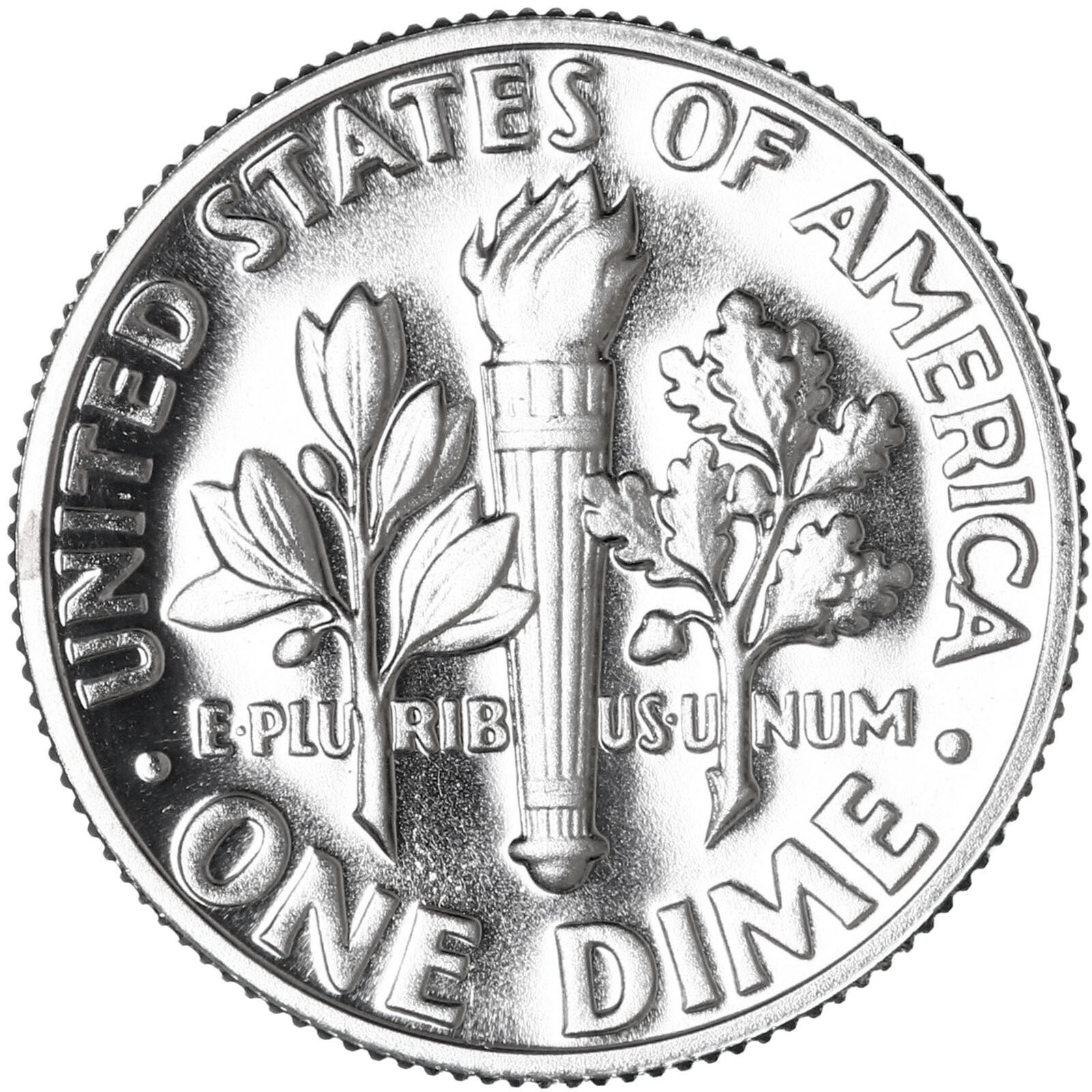 1977 S Roosevelt Dime Gem DCam Proof CN-Clad