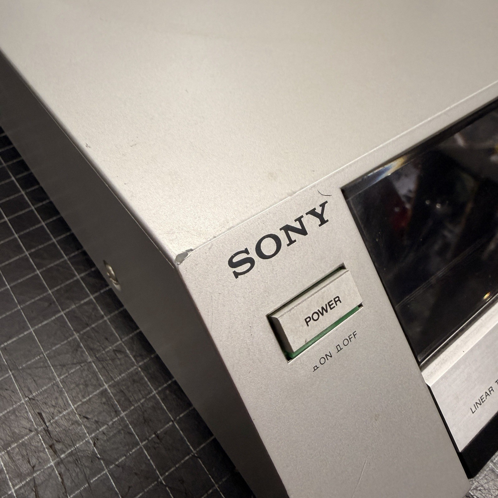 Sony PS-FL7 Front Loading Direct Drive Linear Tracking Turntable Tested Works