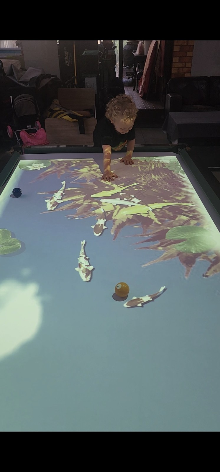 Joy Ipool Ar Pool Table 🎱 Projector Interactive Billiard Game All In One 7-8 Ft