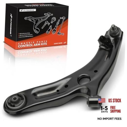 Front Left Lower Control Arm, Compatible with Kia Soul 2010 2011 2012 2013,