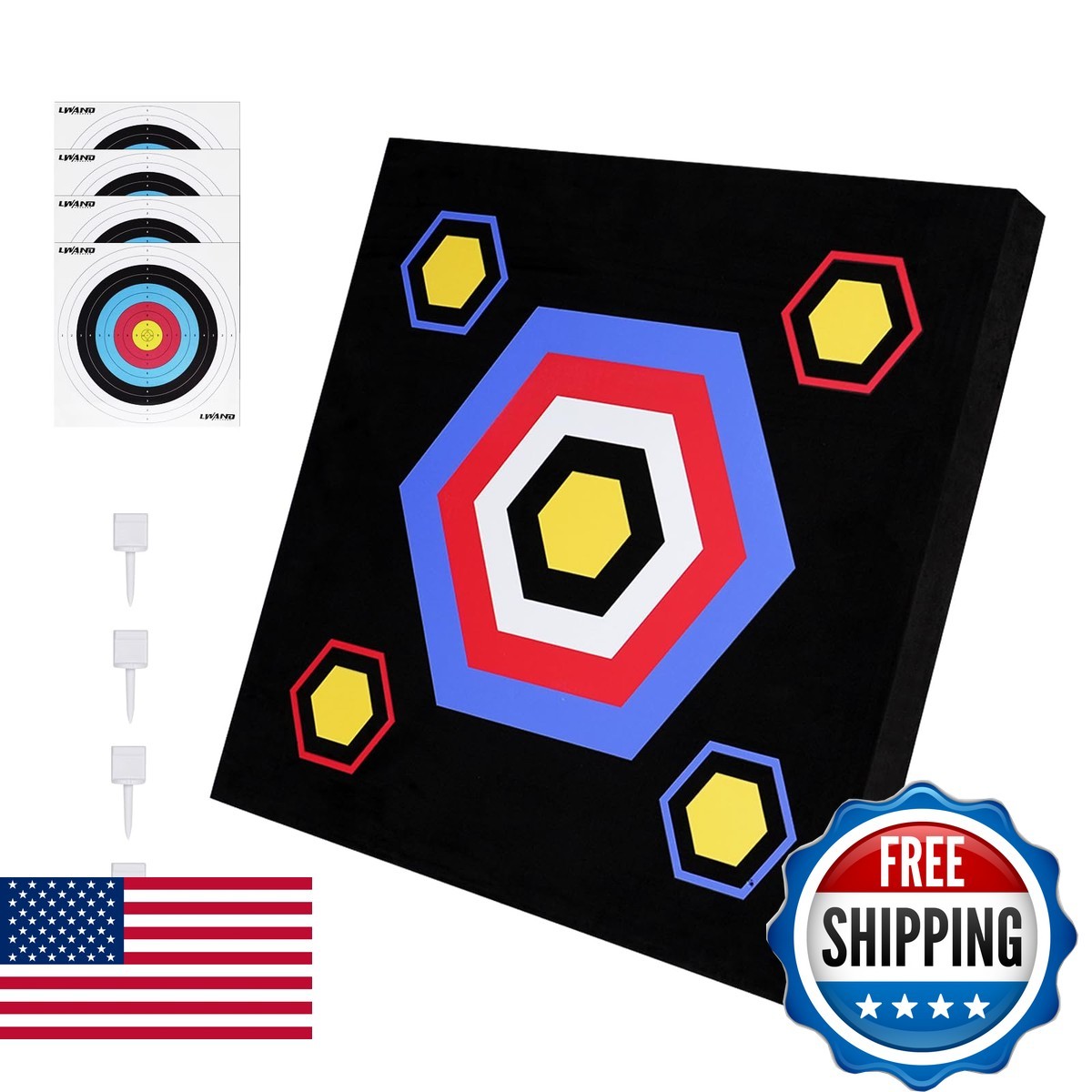 LWANO 20 inch High Density Foam Archery Target