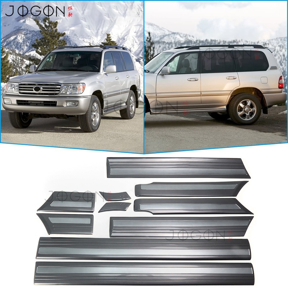Exterior Body Door Side Molding Cover For Toyota Land Cruiser LC100 V8 1998-2007