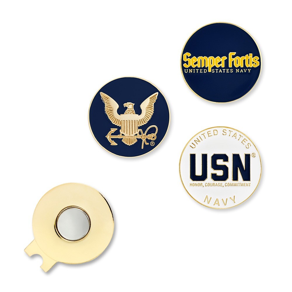 PinMart’s Officially Licensed USN Golf Hat Clip and Ball Marker