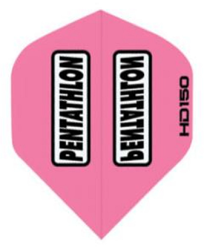 PENTATHLON PINK HD150 Standard Dart Flights - 150 Micron - 5 sets (15 flights)
