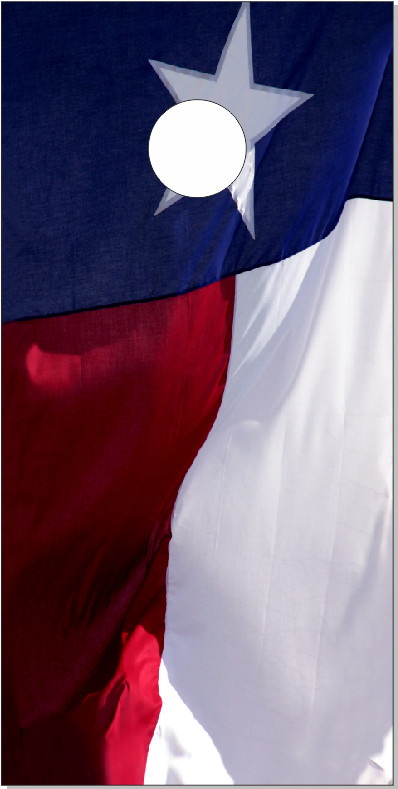 Texas Flag Cornhole Wrap Bag Toss Skin Decal Sticker