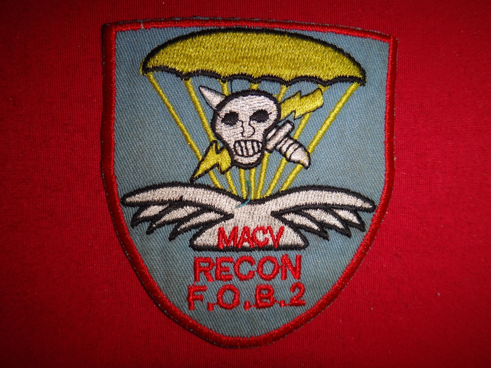 Vietnam War US 5th Special Forces Group MACV RECON FOB-2 Patch