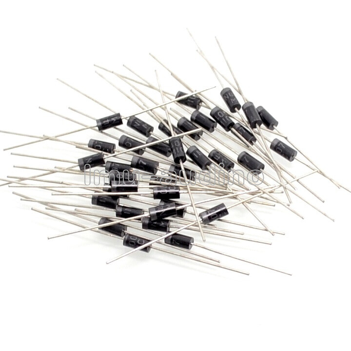100pcs 1A 1000V diode 1N4007 IN4007 DO-41 grinders diodes NEW
