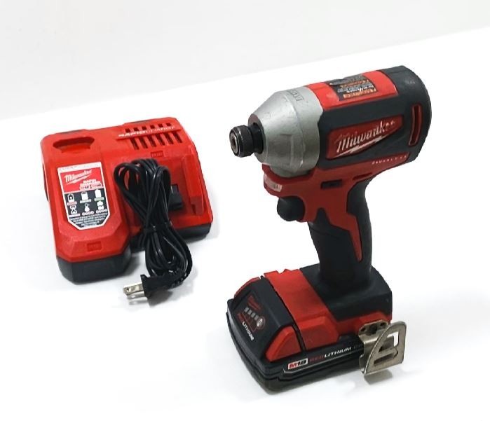 Milwaukee 2850-20, Impact Driver, 2Ah Battery, & Charger Set BUNDLE SEE VIDEO!