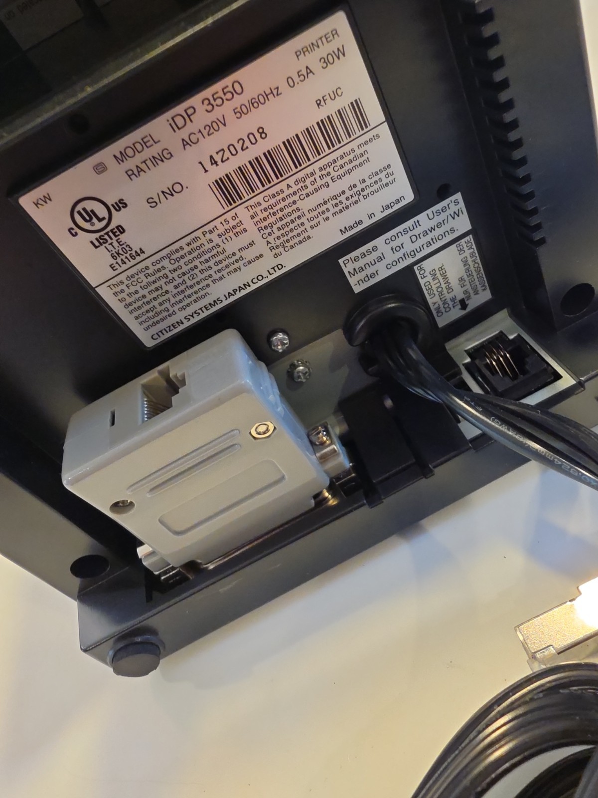Citizen iDP-3550 Receipt Printer - Excellent Condition