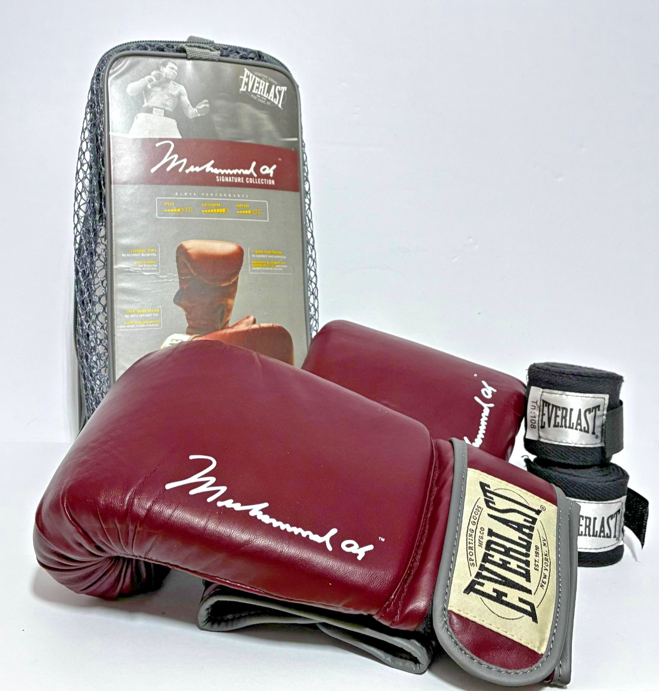 Everlast Muhammad Ali Signature Collection Heavy Bag Boxing Gloves