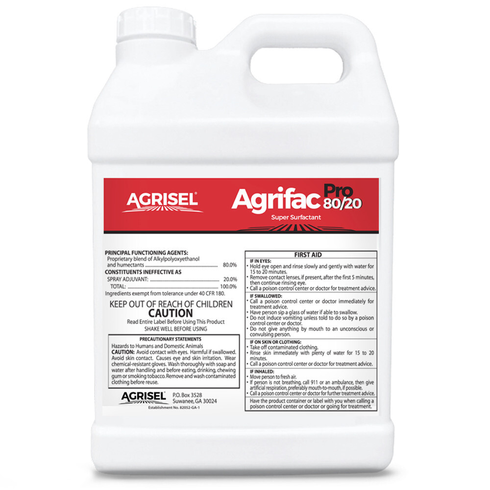 Non-ionic Surfactant ( 2.5 GL ) Agrisel Agrifac Pro 80/20 - NOT FOR SALE TO: MN