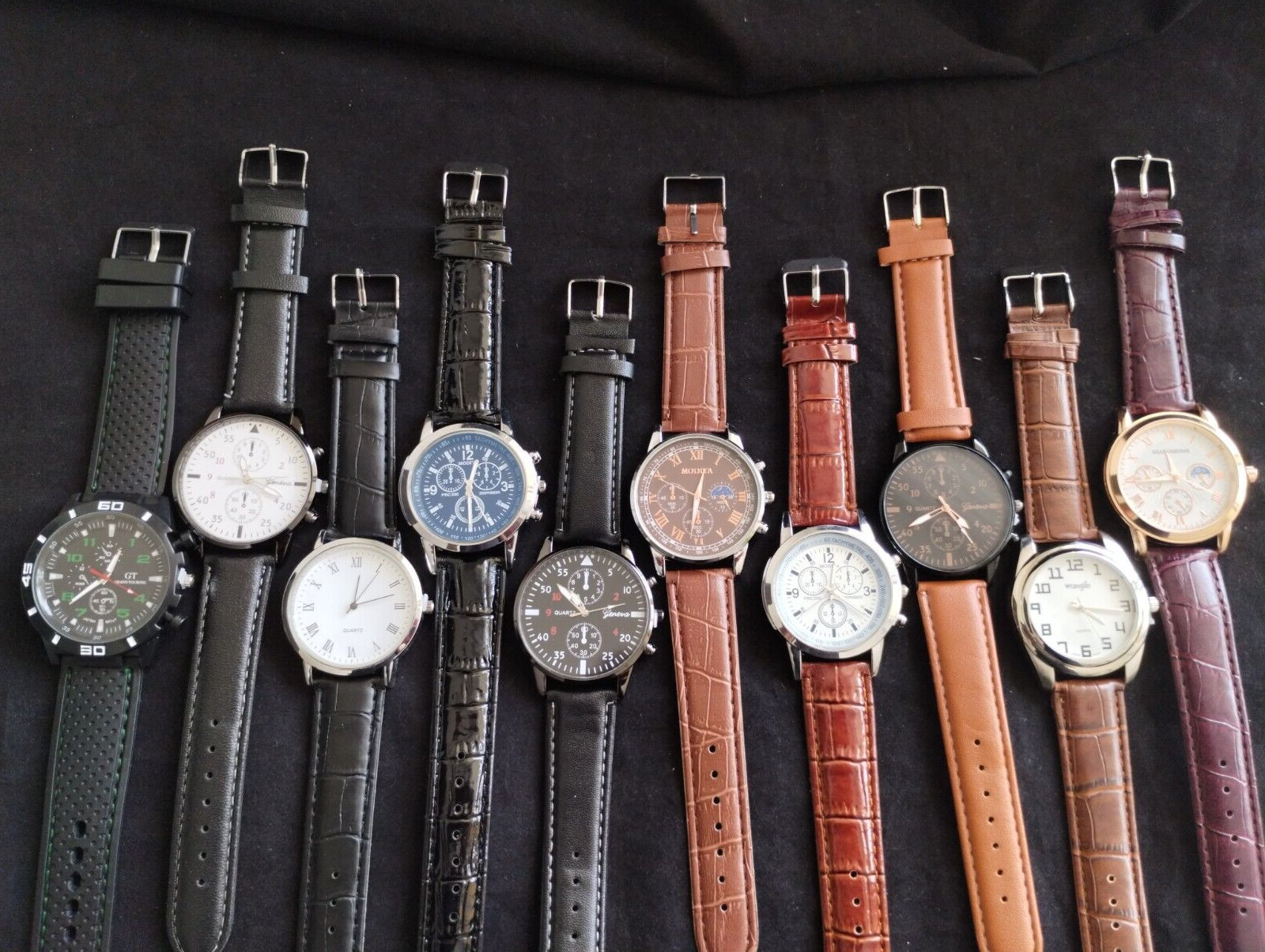 Men's Wrist Watches CLOSEOUT OVERSTOCK CLEARANCE 10 Men Watch Lot IPHONE 27