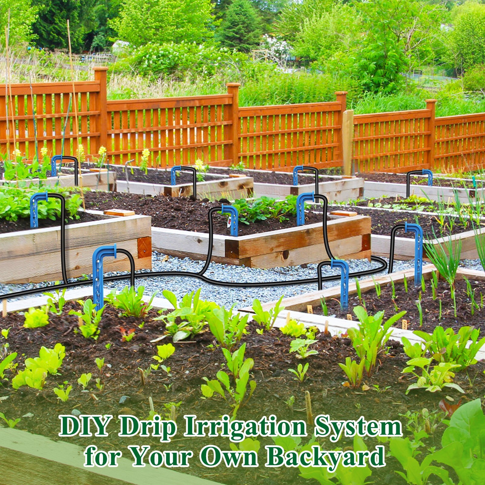 Drip lrrigation Kit System, Solar Automatic DlY Watering Device Supported Plants