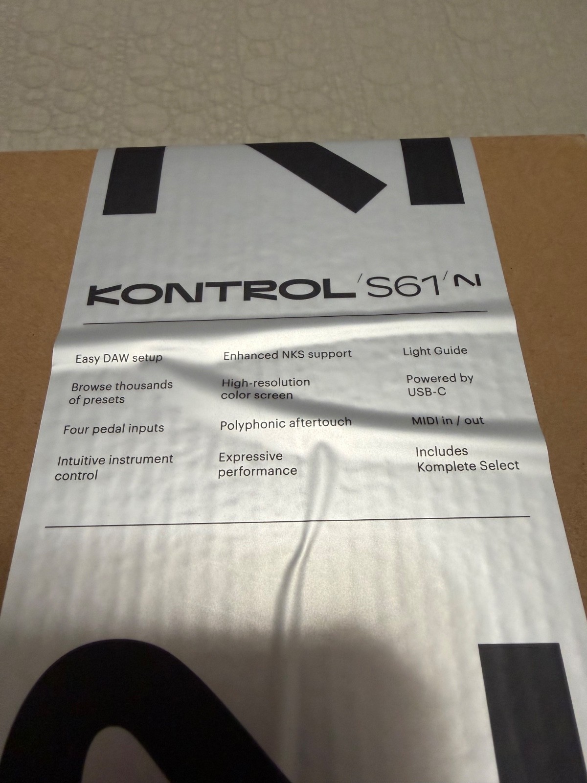 Native Instruments Komplete Kontrol S61 MK3 61 Key Keyboard Controller