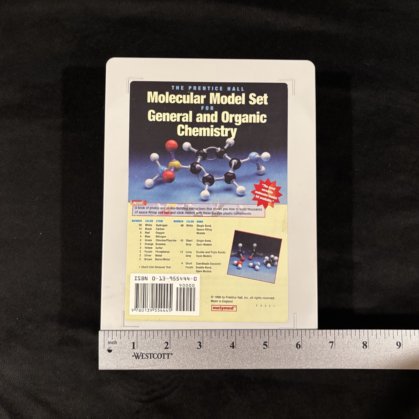 Molecular Model Set For General And Organic Chemistry Molymod Prentice Hall