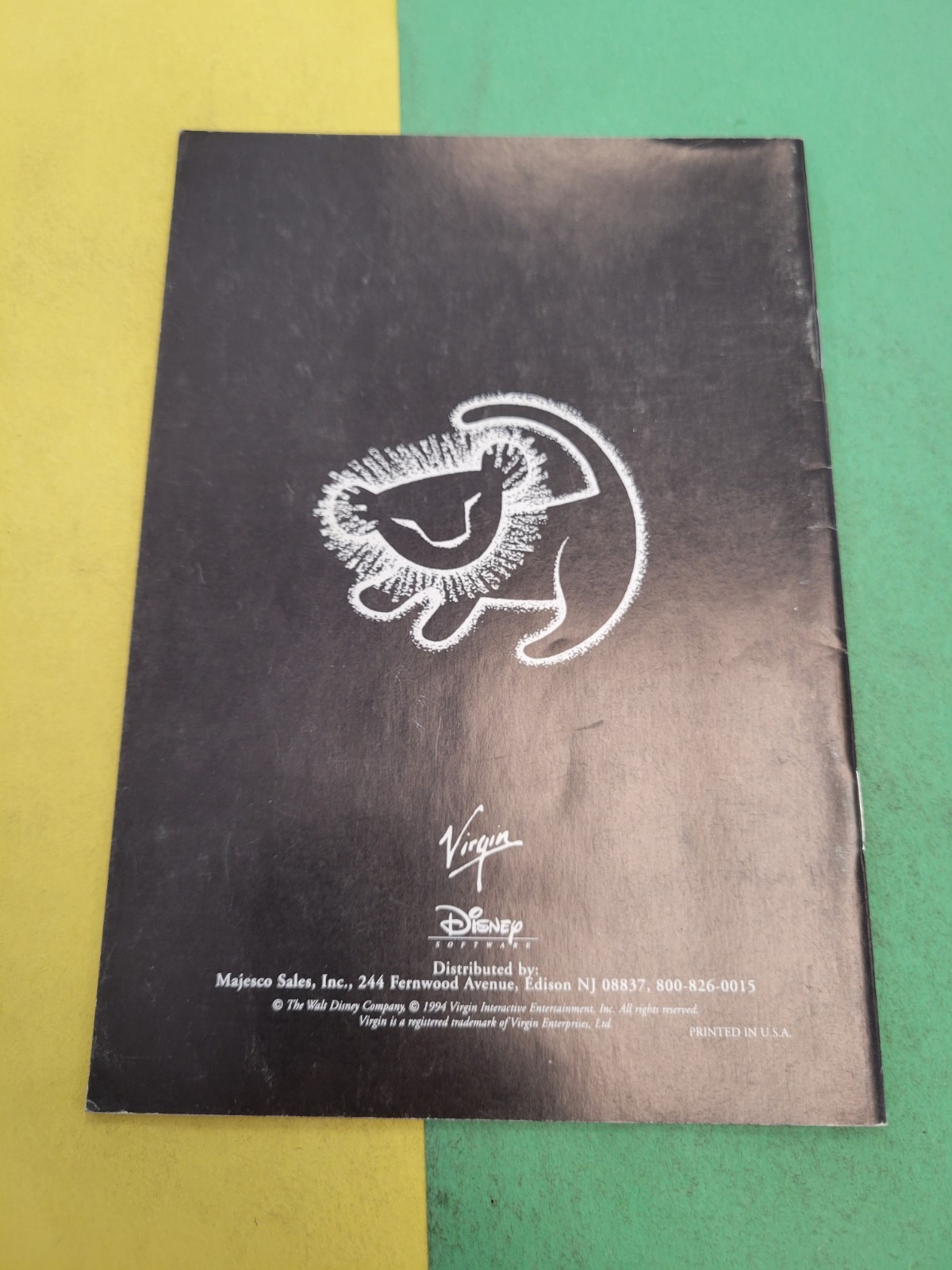 The Lion King | Super Nintendo | Manual