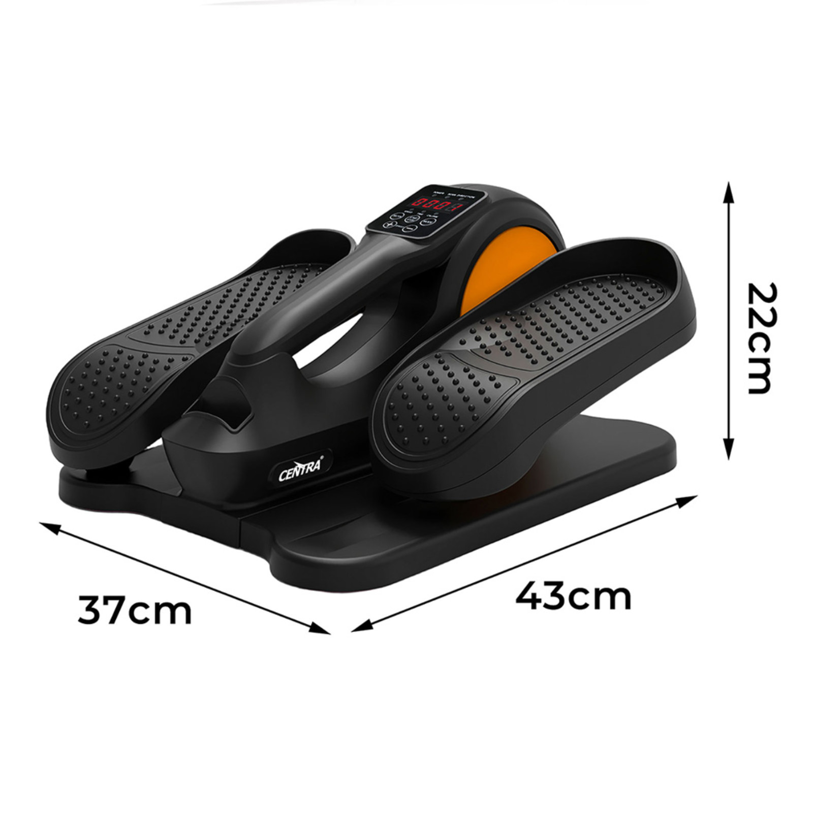 Centra Electric Under Desk Elliptical Machine Black