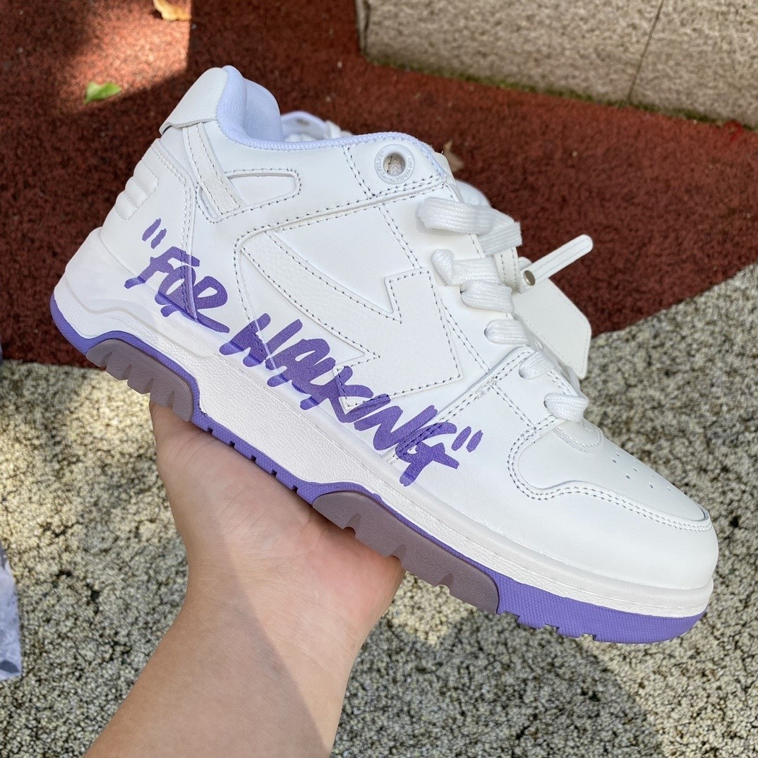 OFF-WHITE Style "FOR WALKING" Graffiti Retro White OWIA259S23LEA0030136